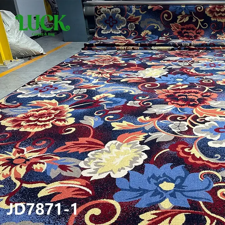 Tapis tissé mur à mur Axminster pour l'hospitalité