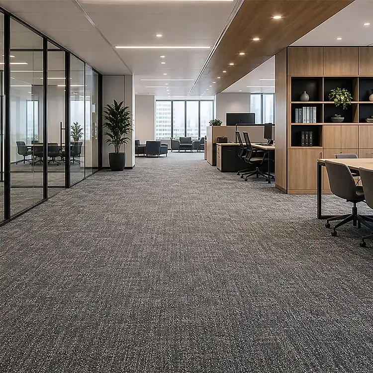 Tapis en tissu large pour bureaux commerciaux