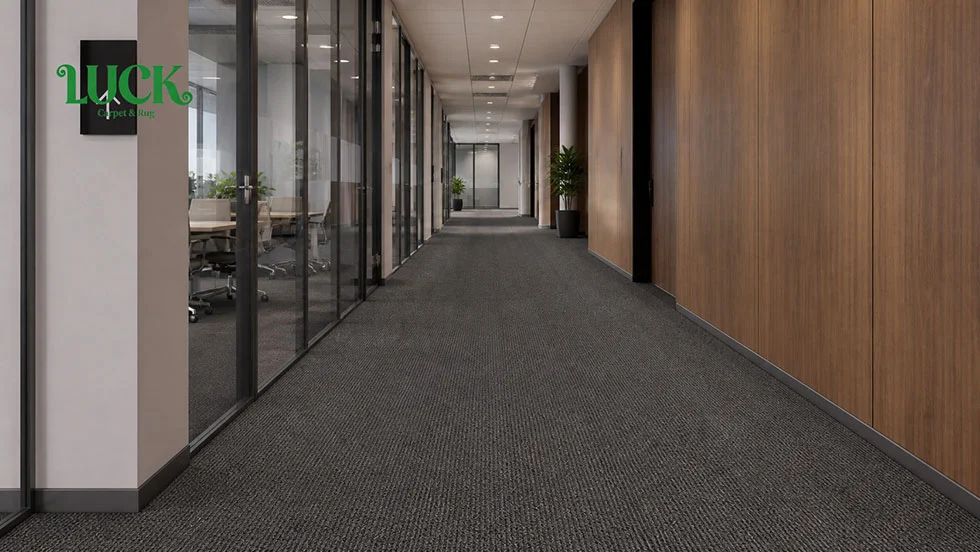 Nylon Tufted Wall To Wall Carpet For Corridors