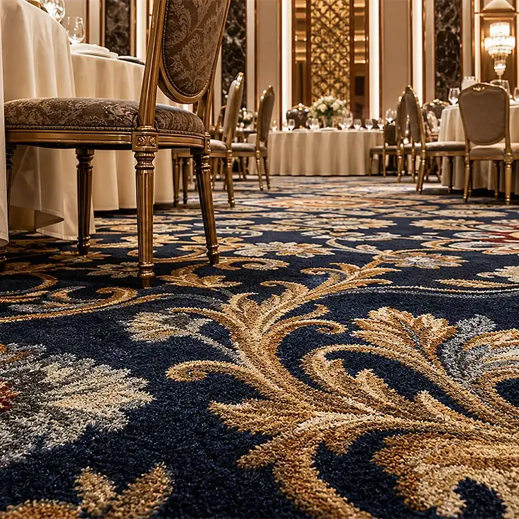 Tapis mur à mur pour salle de banquet de luxe Axminster