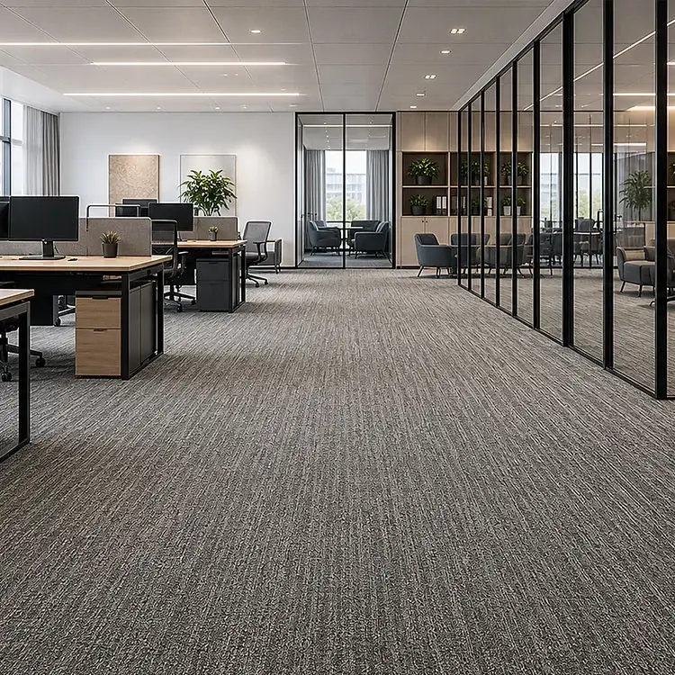 Tapis mur à mur de bureau moderne