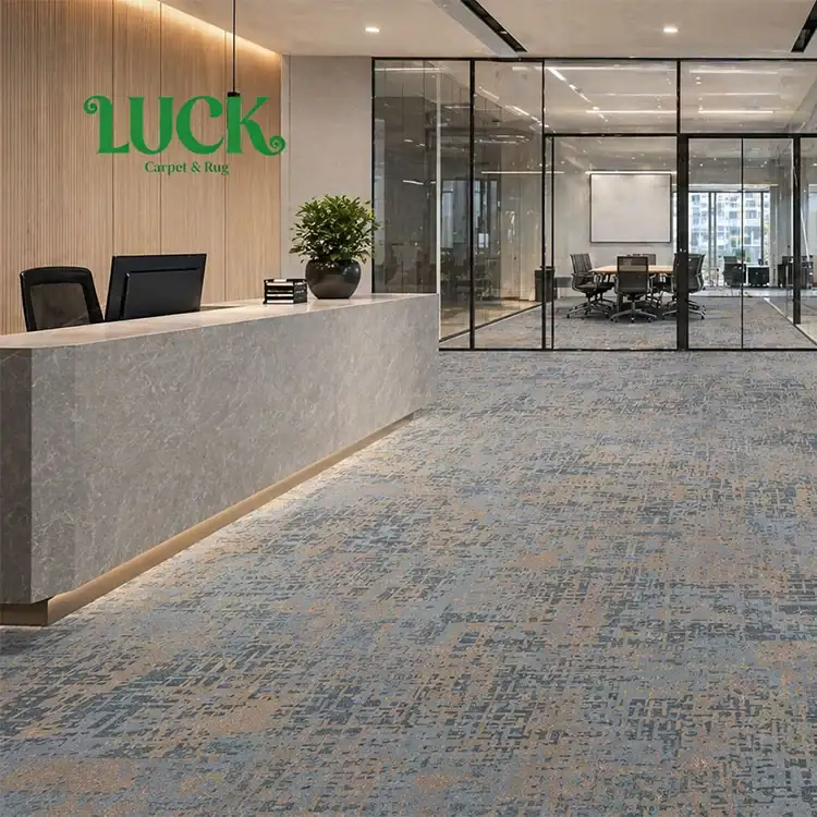 Tapis mur à mur imprimé en nylon pour usage commercial