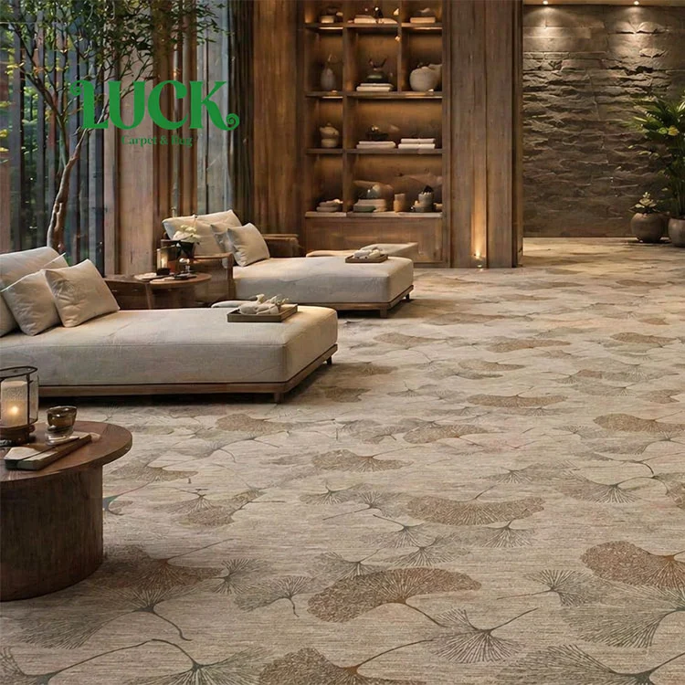Tapis mur à mur imprimé en nylon pour hôtel