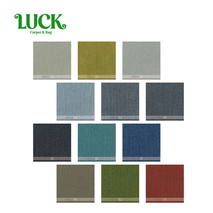 Dalle de moquette touffetée en nylon avec support en PVC