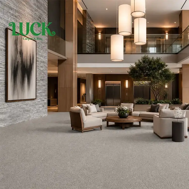 Tapis mur à mur touffeté en nylon pour le hall d'entrée