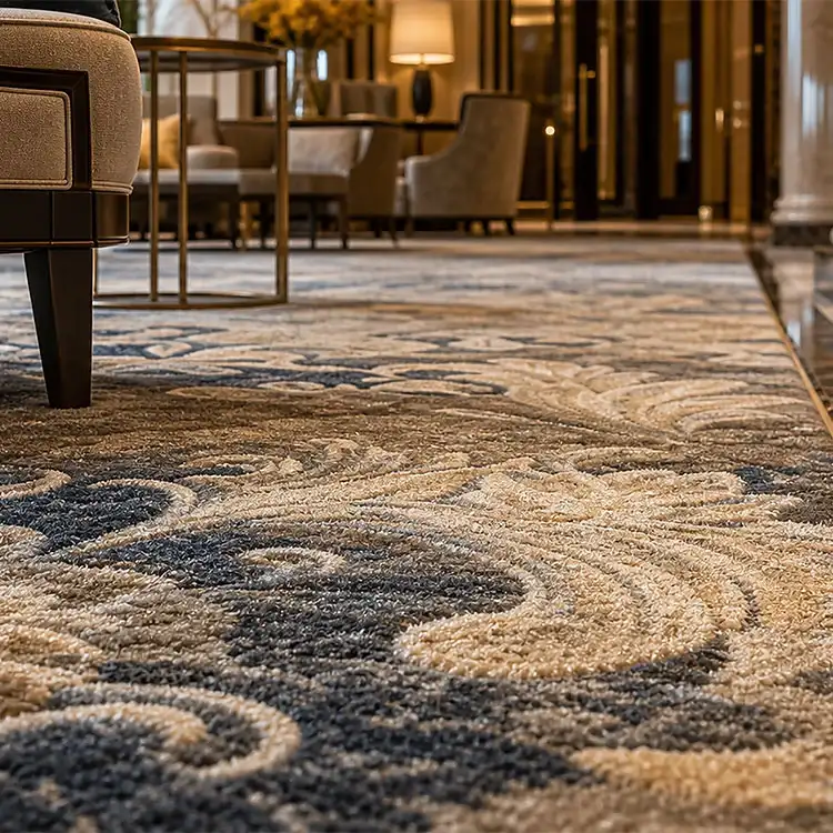 Tapis mur à mur haut de gamme pour le hall de l'hôtel