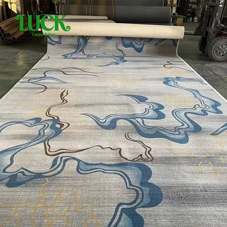 Tapis mur à mur tissé en laine pour salons